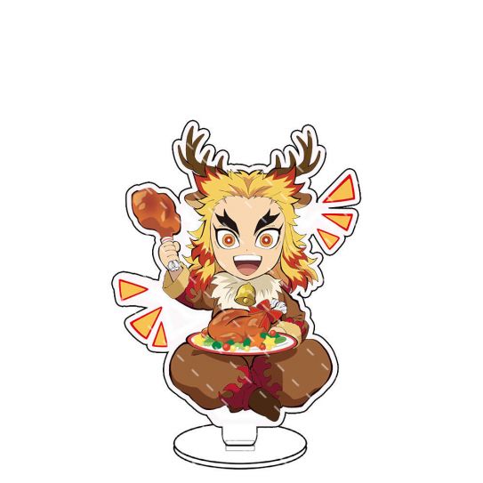 Акриловый стенд Мини Клинок рассекающий демонов Новый год 3