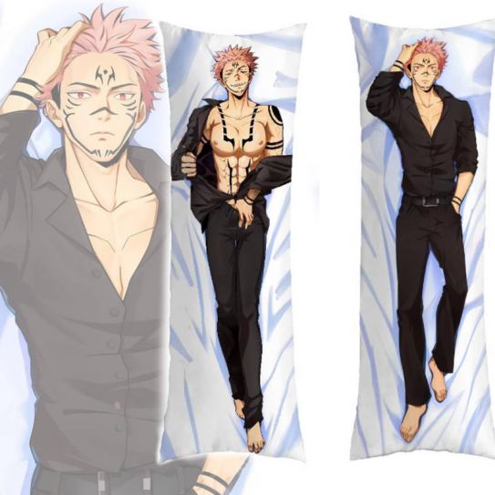 Наволочка для дакимакура 118 на 40 см Магическая Битва Сукуна