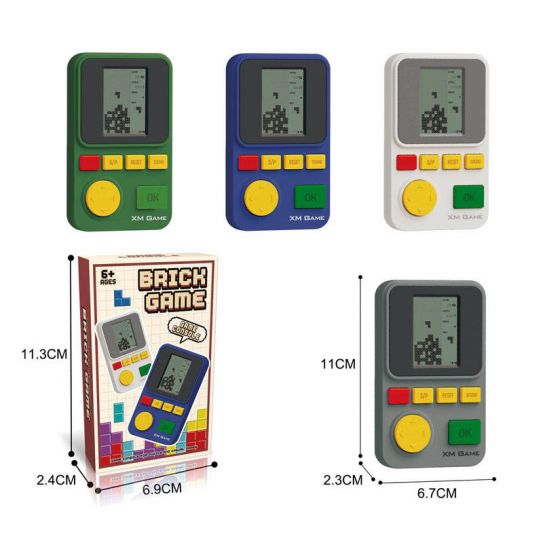 Тетрис электронный большие кнопки (цвет в ассортименте) 105