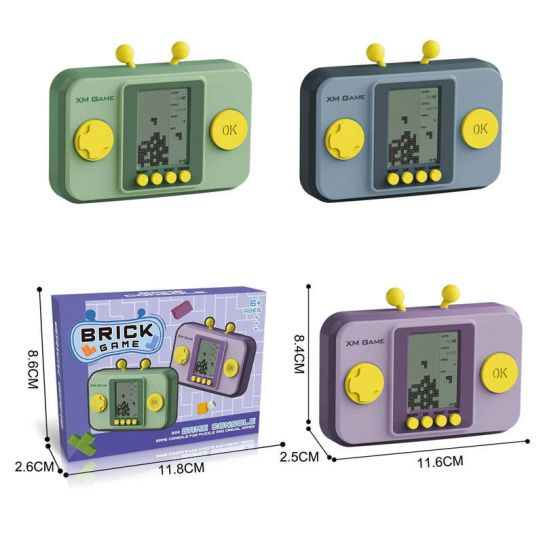 Тетрис электронный с антеннами (цвет в ассортименте) 106