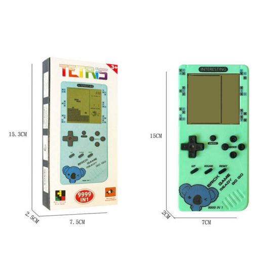 Тетрис электронный куала на коробке (цвет в ассортименте) 2091