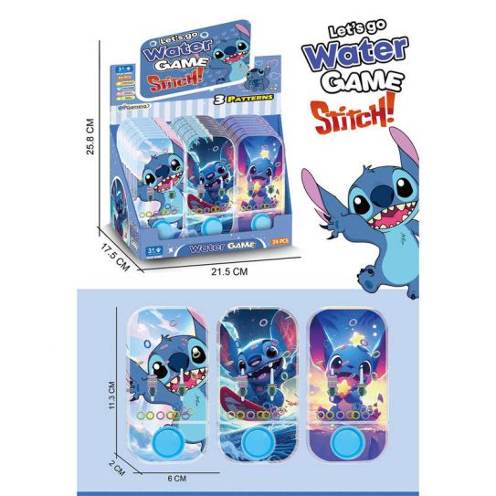 Водный тетрис с колечками Стич, 11см