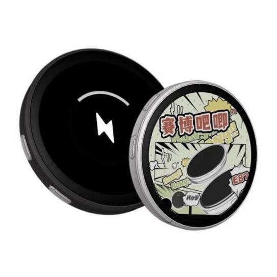 Значок электронный с дисплеем (черный)