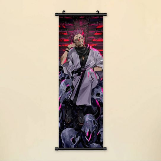 Гобелен 92 на 33 см Магическая битва Сукуна