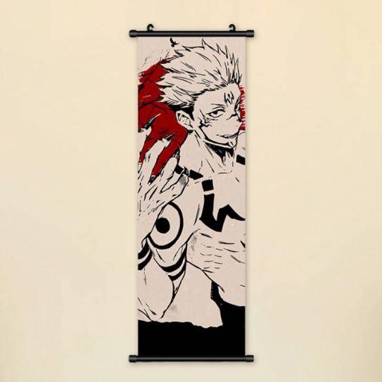 Гобелен 92 на 33 см Магическая битва Сатору