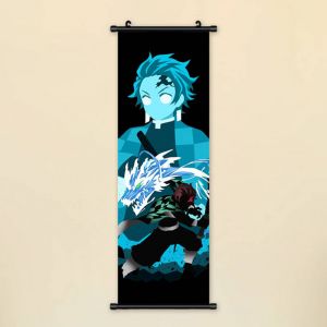 Гобелен 92 на 33 см Клинок рассекающий демонов Танджиро