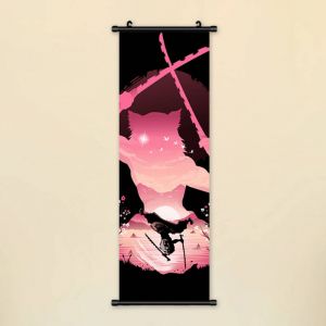 Гобелен 92 на 33 см Клинок рассекающий демонов Иноске