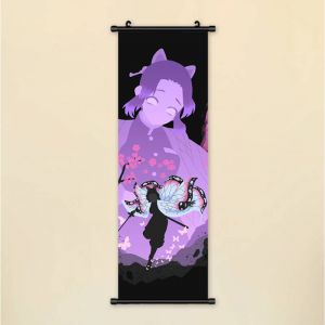 Гобелен 92 на 33 см Клинок рассекающий демонов Шинобу Кочо