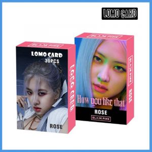 Фотокарточки LOMO CARD K-POP 1 односторонние 30 штук (8 на 5 см) 009 Black Pink (9)