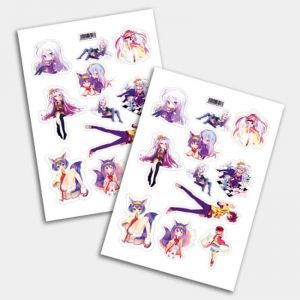 Стикеры А5 для ручной вырезки №0001 "Нет Игры - Нет Жизни"