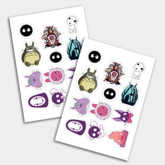 Стикеры А5 для ручной вырезки №0030 "Хаяо Миядзаки"