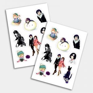 Стикеры А5 для ручной вырезки №0035 "Бездомный Бог"