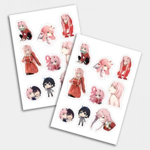 Стикеры А5 для ручной вырезки №0041 "Франкс"