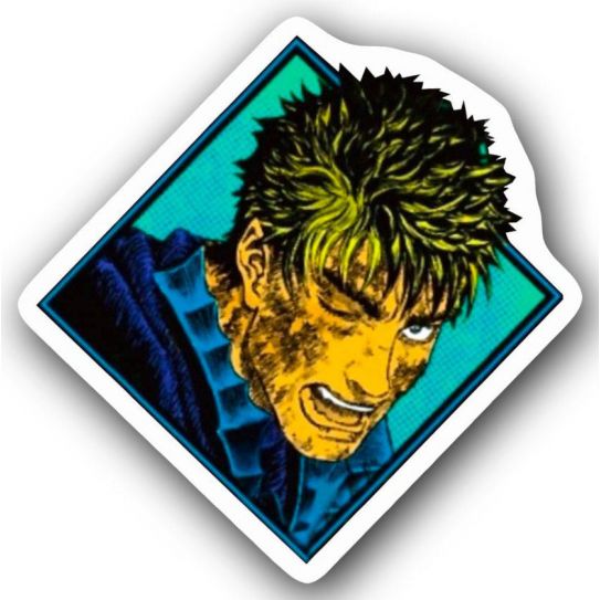 Деревянный светящийся значок АНИМЕ 23-50