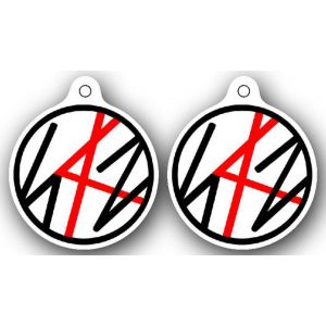 акриловые серьги 2-21