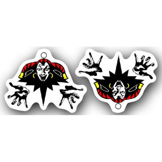 акриловые серьги 2-26