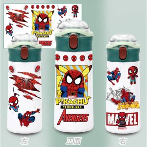 Бутылочка для воды металлическая 500 мл Человек-паук