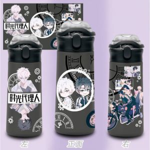 Бутылочка для воды металлическая 500 мл Агенты времени