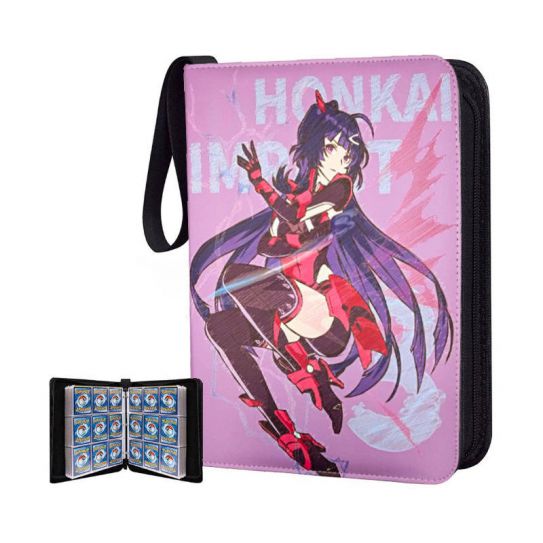 Биндер папка Hankai Impact 3 на молнии (на 165 карточек)