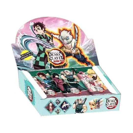 Блок с коллекционными карточками-бустерами Клинок разрезающий демонов 29 (37 бустеров , 185 карточек)