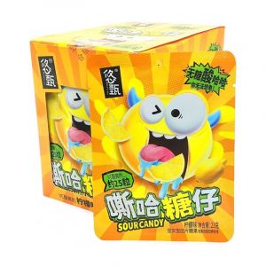 Конфеты YOU ZHEN КИСЛЫЕ вкус ЛИМОН 23гр/20шт/12бл (цена за штуку)