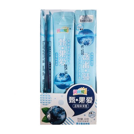 Джем FUN HOLIDAY с вкусом ЧЕРНИКИ 15гр/20шт/20бл (цена за штуку)