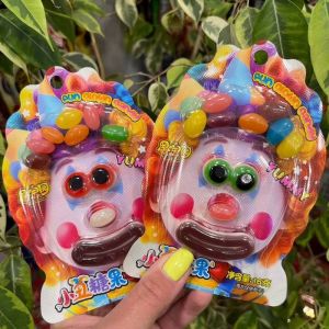 Мармелад SI BAO YUAN КЛОУН вкус ФРУКТОВЫЙ МИКС 16гр/20шт/12бл (цена за штуку)