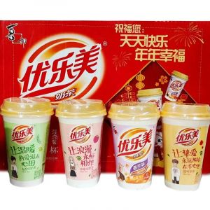 Чайный напиток YOULEME с молоком ЧЕТЫРЕ ВКУСА МИКС 80гр/30шт*кор (цена за штуку)