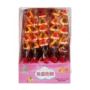 Мармелад WANPIDAN на палочке ПИЦЦА 18гр/20шт/12бл (цена за штуку)