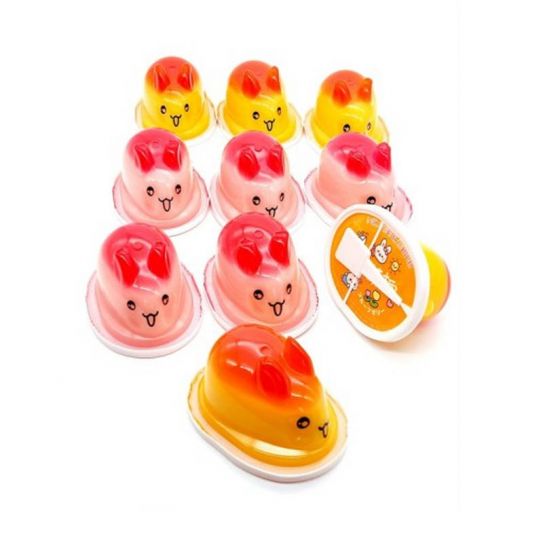 Желе фруктовое WASHST ЗАЙЧИКИ 95гр/10шт/16бл (цена за штуку)