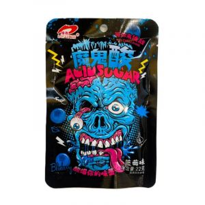 Карамельные конфеты MAILEBAO вкус ЧЕРНИКА, КИСЛЫЕ 22гр/20шт/12бл (цена за штуку)