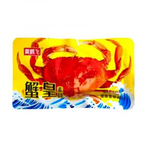 Снек соевый LYU GIN LONG с вкусом ОСТРОГО КРАБА 78гр/10шт/10бл (цена за штуку)