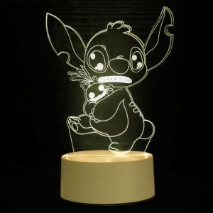 Светильник ночник на подставке Стич 3S-B026