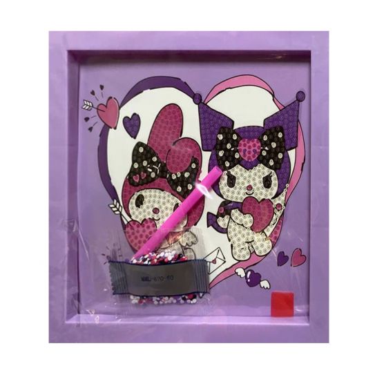 Картина по номерам 10 20 х 20 Синаморолл и Куроми