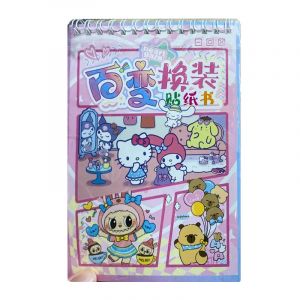 Игра-набор наклеек Одень куклу MIX