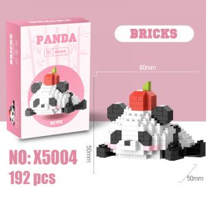 3Д конструктор из мини блоков BRICKS Панда 2