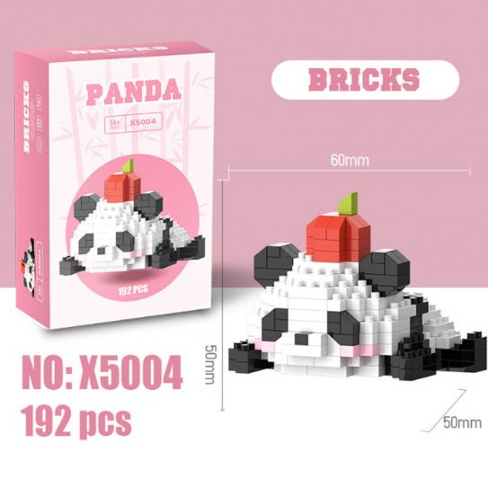 3Д конструктор из мини блоков BRICKS Панда 2