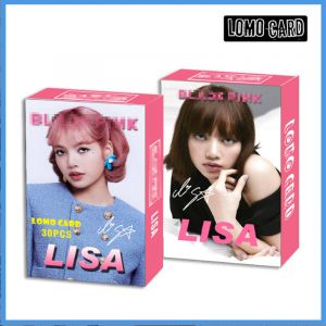 Фотокарточки LOMO CARD K-POP 1 односторонние 30 штук (8 на 5 см) 010 Black Pink (10)