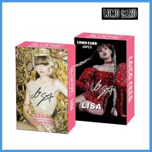 Фотокарточки LOMO CARD K-POP 1 односторонние 30 штук (8 на 5 см) 011 Black Pink (11)