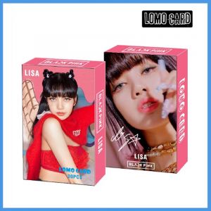 Фотокарточки LOMO CARD K-POP 1 односторонние 30 штук (8 на 5 см) 013 Black Pink (13)