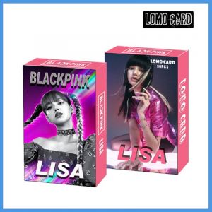 Фотокарточки LOMO CARD K-POP 1 односторонние 30 штук (8 на 5 см) 014 Black Pink (14)