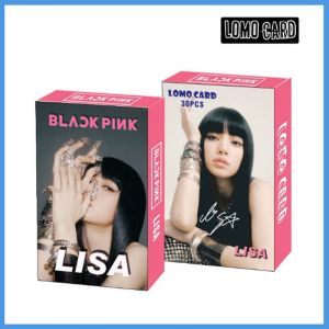 Фотокарточки LOMO CARD K-POP 1 односторонние 30 штук (8 на 5 см) 017 Black Pink (17)