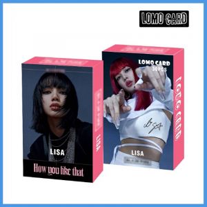 Фотокарточки LOMO CARD K-POP 1 односторонние 30 штук (8 на 5 см) 018 Black Pink (18)