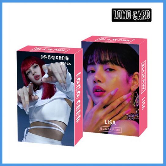 Фотокарточки LOMO CARD K-POP 1 односторонние 30 штук (8 на 5 см) 019 Black Pink (19)