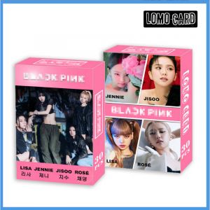 Фотокарточки LOMO CARD K-POP 1 односторонние 30 штук (8 на 5 см) 039 Black Pink (39)