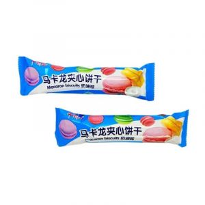 Печенье Macaron Biscuits ваниль 55гр/20шт/12Бл (цена за штуку)