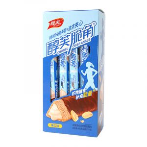 Батончик пшеничный CHUNFU c ОРЕХОВОЙ НАЧИНКОЙ, В ГЛАЗУРИ 22гр/20шт/12бл (цена за штуку)