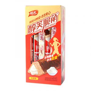 Батончик пшеничный CHUNFU c СЛИВОЧНЫМ вкусом , В ГЛАЗУРИ 22гр/20шт/12бл (цена за штуку)