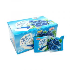 Жевательная резинка LITTLE BALD HEAD с вкусом ЧЕРНИКА 16гр/30шт/20бл (цена за 2 штуки)