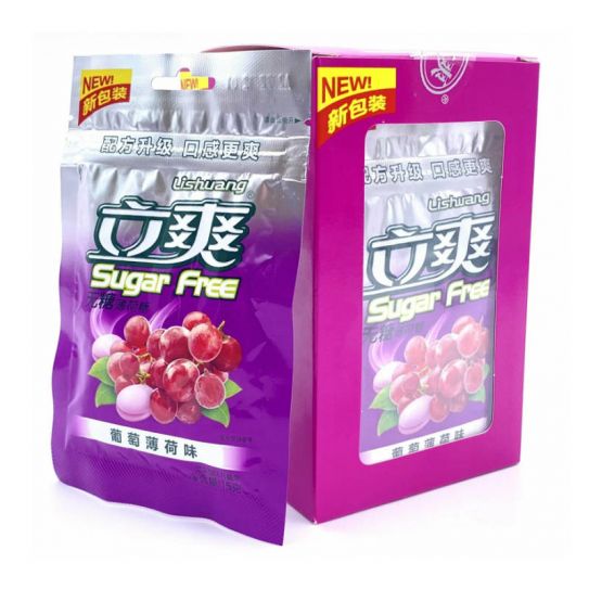 Драже Sugar Free ВИНОГРАД/МЯТА 15гр/12шт/24Бл (цена за штуку)